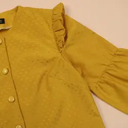 4356-شومیز آستین پفی هیبا