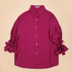 4364- شومیز آستین بندی ساغر