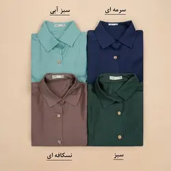 4364- شومیز آستین بندی ساغر