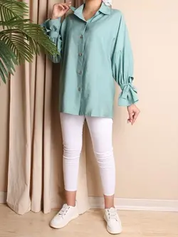 4364- شومیز آستین بندی ساغر