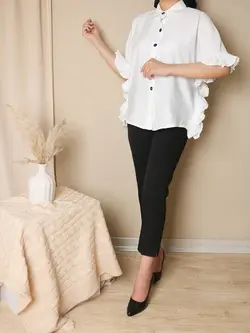 4405- شومیز چین دار آرام