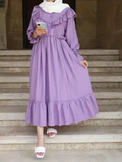 4438-پیراهن بلند ویلنا