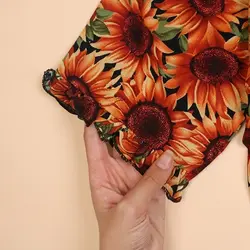 4570- بلوز پایین گره طرحدار