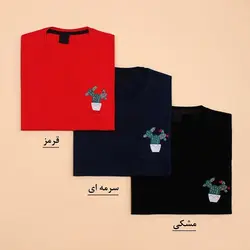 4574-تیشرت گلدوزی کاکتوس