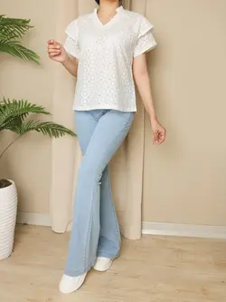 4668-شومیز خامه دوزی هستی