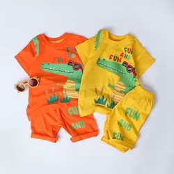 4719-ست تیشرت شلوارک دایناسور (کودک)