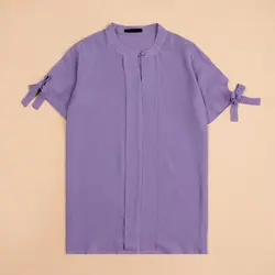 4742-بلوز آستین گره ای نیوشا