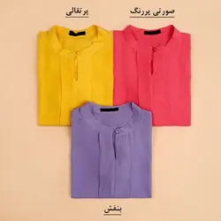 4742-بلوز آستین گره ای نیوشا