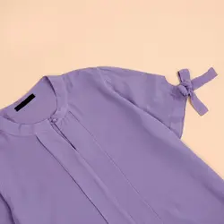 4742-بلوز آستین گره ای نیوشا