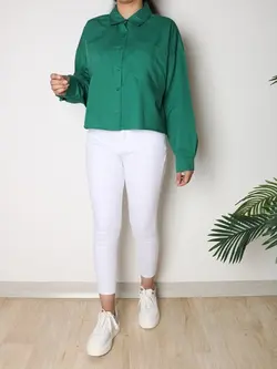 4809-شومیز نیلی