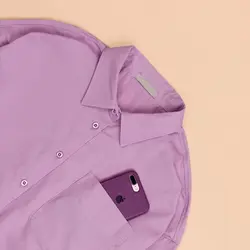 4809-شومیز نیلی