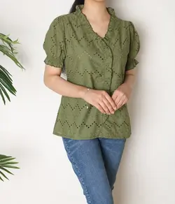 4849-شومیز خامه دوزی نیلدا