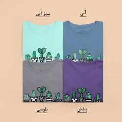 4873-تیشرت چاپی کاکتوس