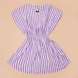 4999-پیراهن راه راه کارولین