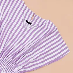 4999-پیراهن راه راه کارولین