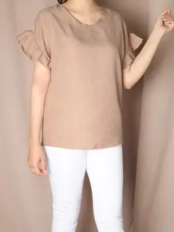 5056-شومیز آستین چین فرنوشا