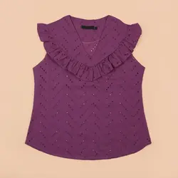 5055-شومیز خامه دوزی سمن