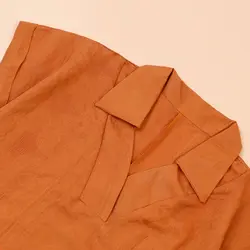 5104- شومیز یقه شکاری عطرین