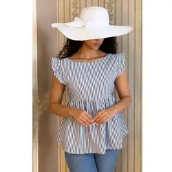 5187-شومیز راه راه آیلی