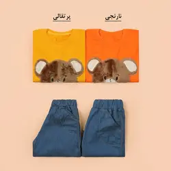 5219-ست تیشرت شلوارک Bear (کودک)