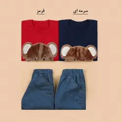 5219-ست تیشرت شلوارک Bear (کودک)