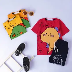 5256-ست تیشرت شلوارک دایناسور 3 (کودک)