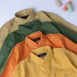 5452-پیراهن کتان مردانه