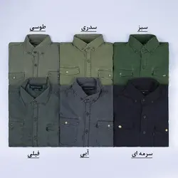 5452-پیراهن کتان مردانه