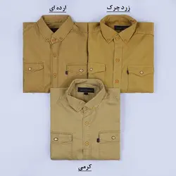 5452-پیراهن کتان مردانه