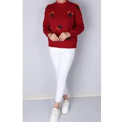 5578-بلوز بافت آلبالو