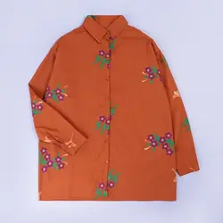 5585-شومیز خامه دوزی گل