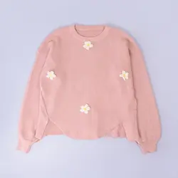 5595-بلوز بافت گل بابونه