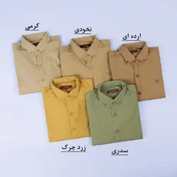 565۴-پیراهن کتان مردانه 3 (بدون جیب)