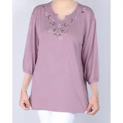 5719-بلوز گلدوزی گل
