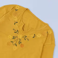 5719-بلوز گلدوزی گل