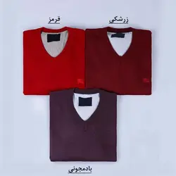 5716-بلوز بافت یقه هفت ساده