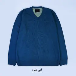 5716-بلوز بافت یقه هفت ساده