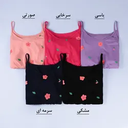 5764-سارافون کمرکش گل