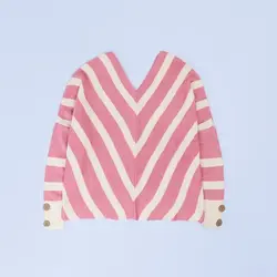 5807-بلوز بافت راه راه