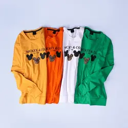 5827-بلوز آستین بلند میکی موس