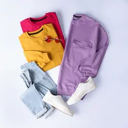 5830-بلوز دورس ساده تک جیب