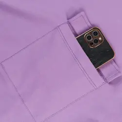 5830-بلوز دورس ساده تک جیب