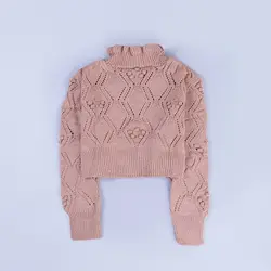 5846-کراپ بافت گلدوزی گل