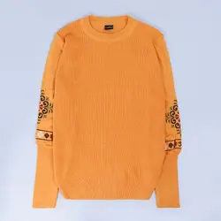 5871-بلوز بافت آستین سنتی