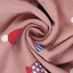 5874-بلوز چاپی کلاه