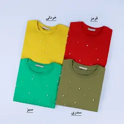 5899-بلوز آستین بلند مروارید