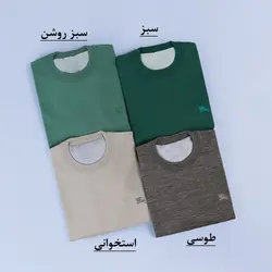 5843-بلوز بافت یقه گرد ساده (2)