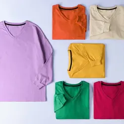 5935-بلوز دورس یقه هفت