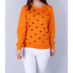 5939-بلوز دورس چاپی قلب