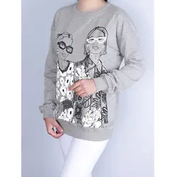 5968-بلوز چاپی دختر